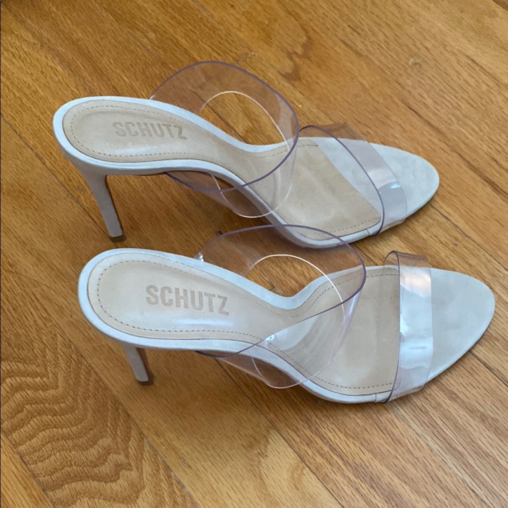 Schutz Ariella Heel in Transparente